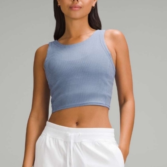 lululemon athletica Tops - ISO Lululemon Ribbed Softstreme Cropped Tank Top